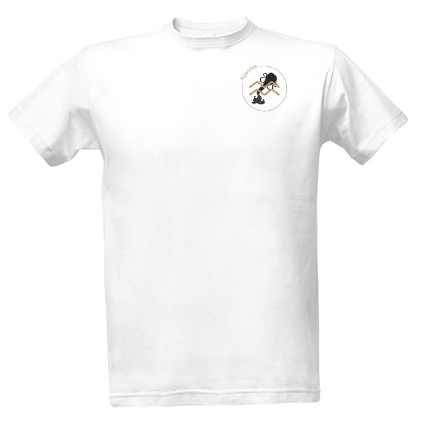 Tričko s potiskem Znamení zvěrokruhu Vodnář