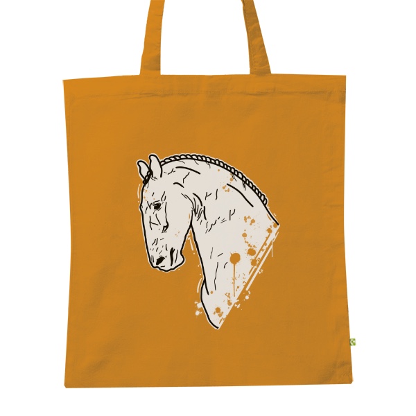 BIO platená taška s potlačou Žrebec