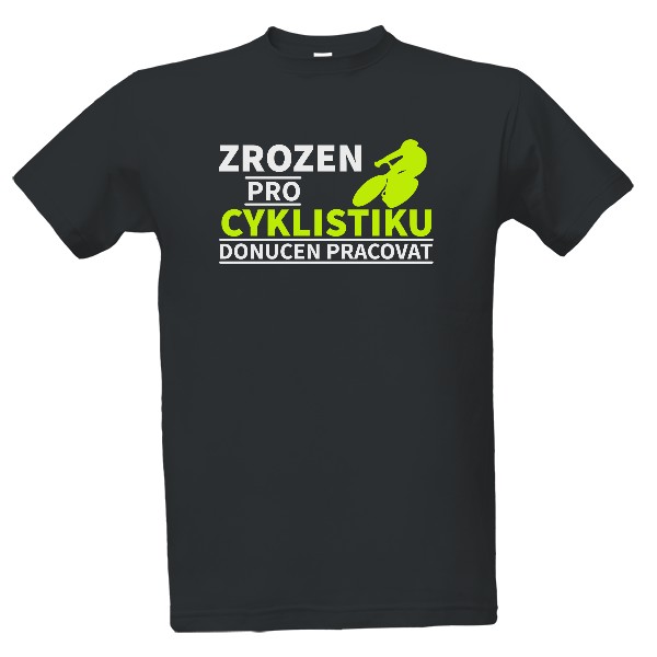 Tričko s potiskem Zrozen pro cyklistiku