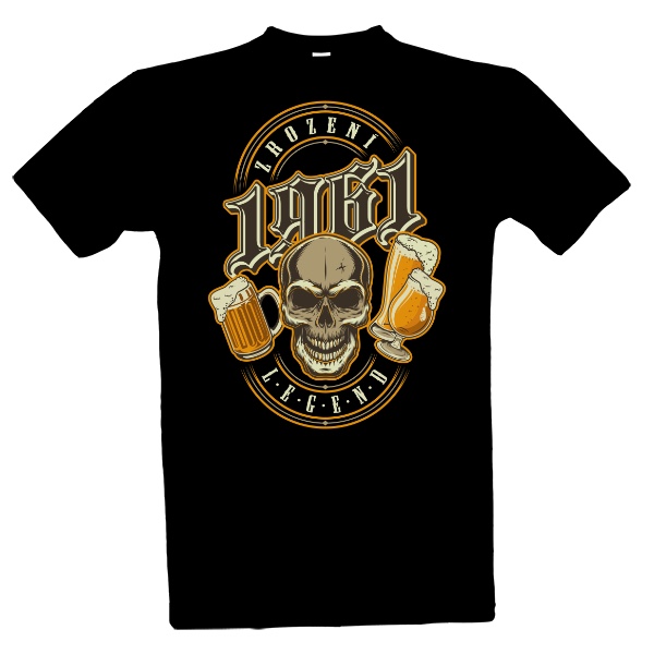 Tričko s potiskem Zrození legend - 1961