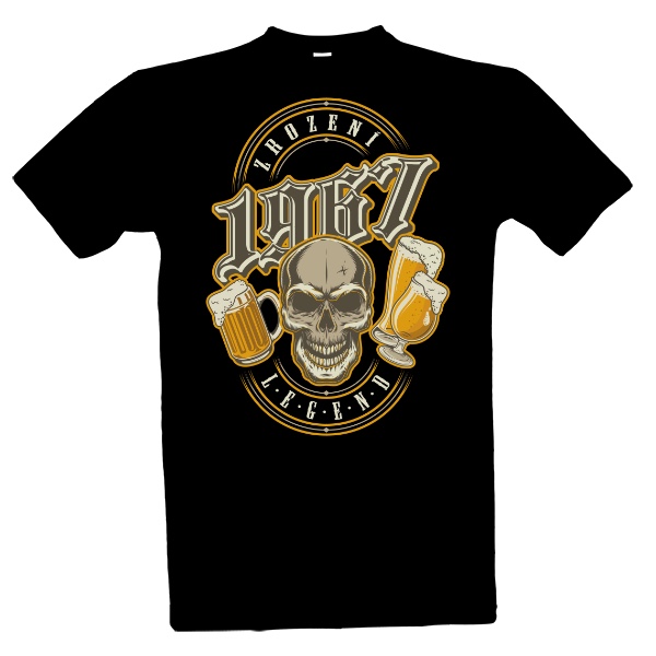 Tričko s potiskem Zrození legend - 1967