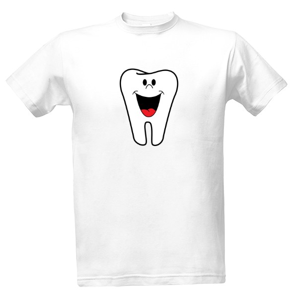 Tričko s potiskem Zub