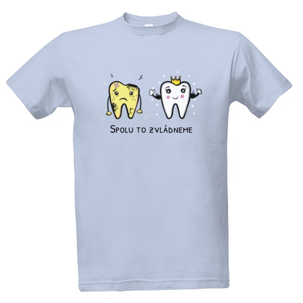Tričko s potiskem Zubař - spolu to zvládneme