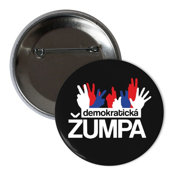 Odznak  s potlačou Žumpa Placka