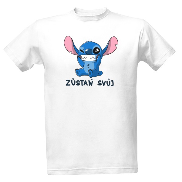 Tričko s potiskem zůstaň svůj